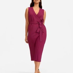 Everlane Japanese Go-Weave Sleeveless Wrap Dress
